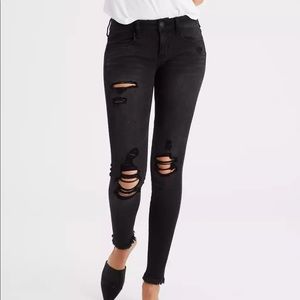 American Eagle Super Low Jegging . Super stretch .